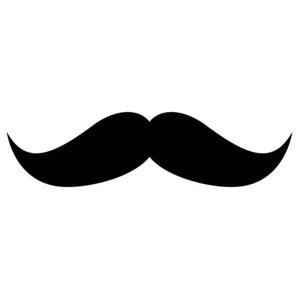 Image isolée de moustache — Image vectorielle