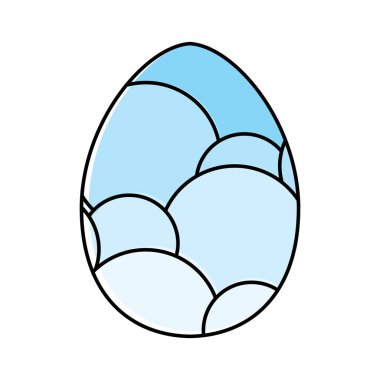 Süslü paskalya yumurtası simgeleri