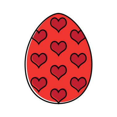 Süslü paskalya yumurtası simgeleri