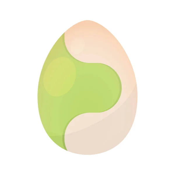 Ícones decorados de ovos de páscoa —  Vetores de Stock