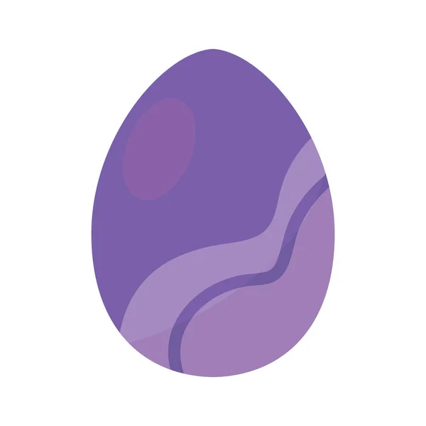 Iconos de huevos de Pascua decorados — Vector de stock