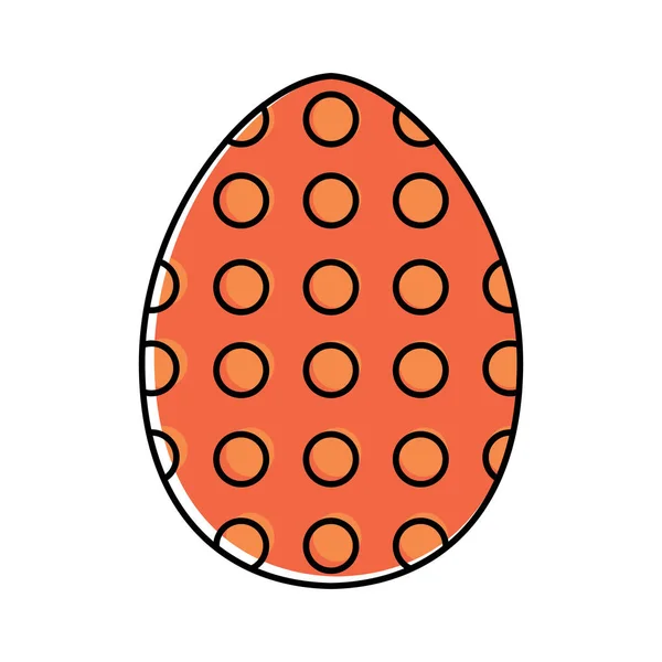 Icônes décorées d'oeufs de Pâques — Image vectorielle