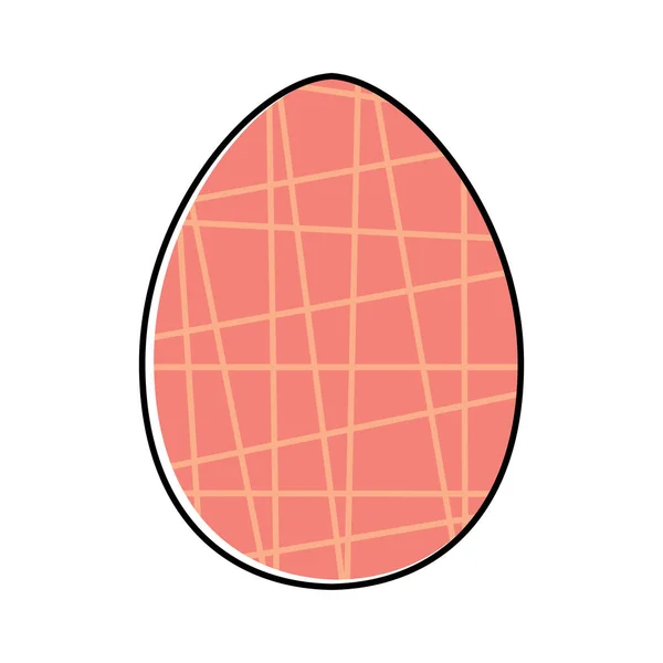 Iconos de huevos de Pascua decorados — Vector de stock