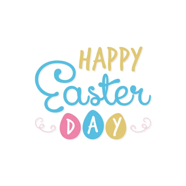 Happy easter day card — Stock Vector