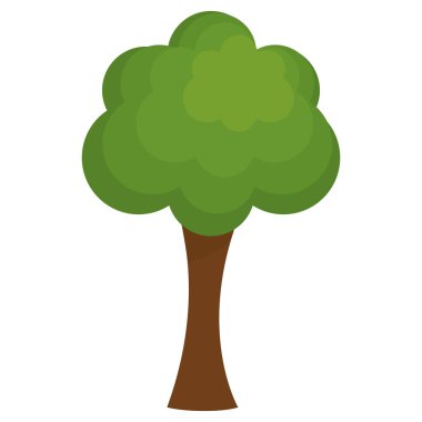 İzole ağaç simgesi
