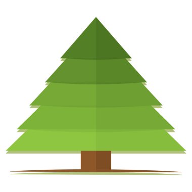 İzole ağaç simgesi
