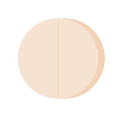 İzole edilmiş hap simgesi