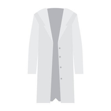 İzole tıbbi önlük görüntüsü