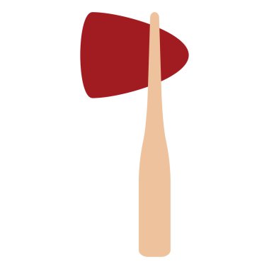 İzole edilmiş refleks çekiç simgesi