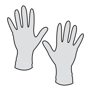 İzole cerrahi eldiven ikonu