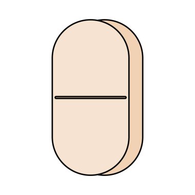 İzole edilmiş hap simgesi