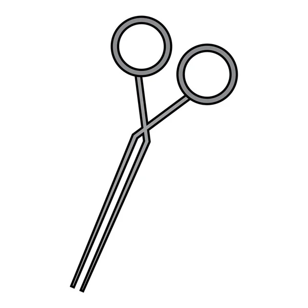 Icono de fórceps quirúrgica aislada — Vector de stock