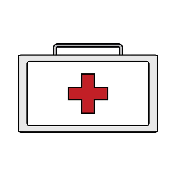 Isolated first aid kit icon — Stock Vector