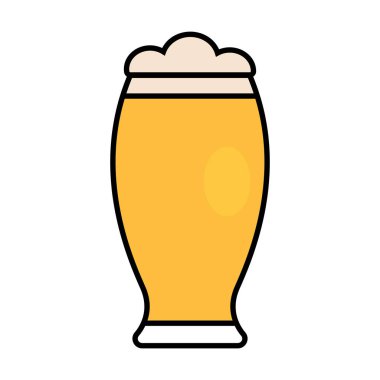 İzole bira bardağı ikonu