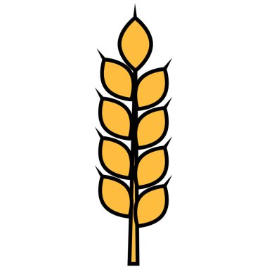 İzole buğday simgesi