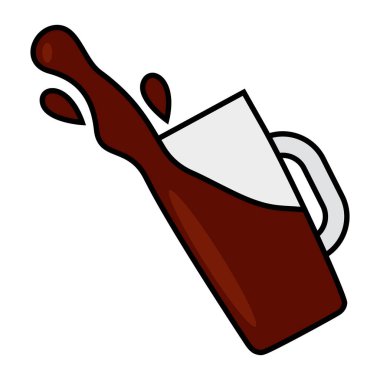 İzole bira bardağı ikonu