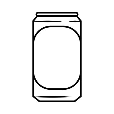 İzole bira kutusu simgesi