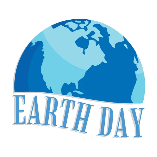 Earth day poster — Stock Vector