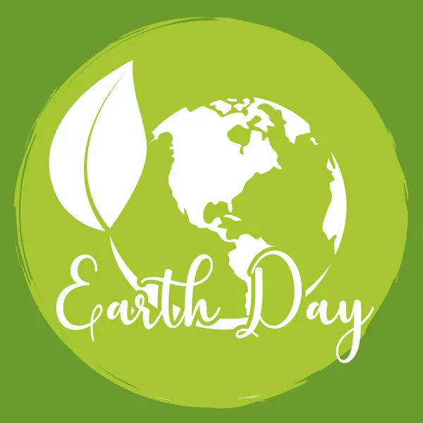 Affiche du Jour de la Terre — Image vectorielle