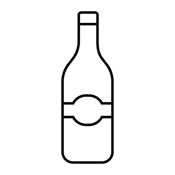 Icono de botella de cerveza aislada — Vector de stock