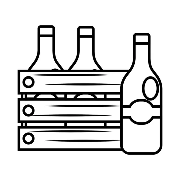 Значки пляшок пива — стоковий вектор