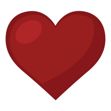 İzole kalp görüntüsü