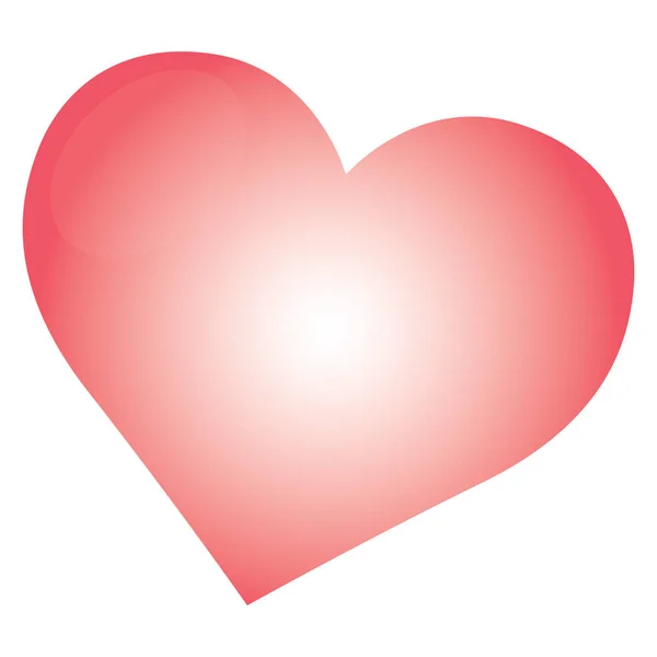 Ізольоване зображення серця — стоковий вектор