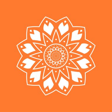 Mandala. Çiçek deseni