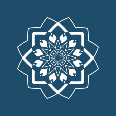 Mandala. Çiçek deseni