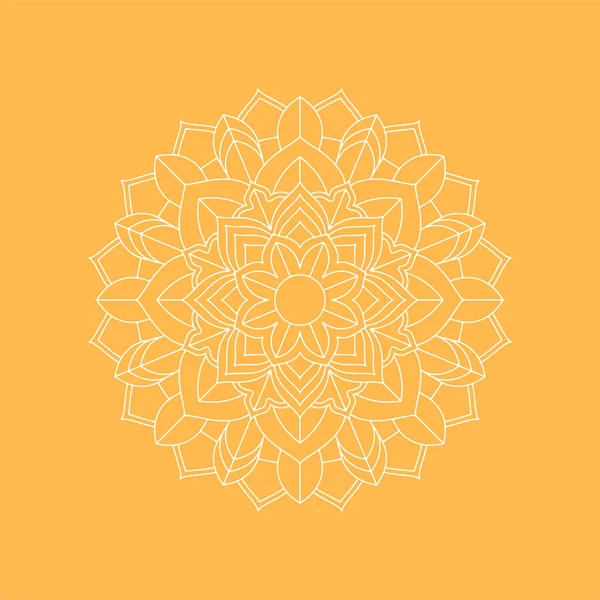 Mandala. Floral pattern — Stock Vector