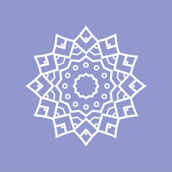 Mandala. Florales Muster — Stockvektor