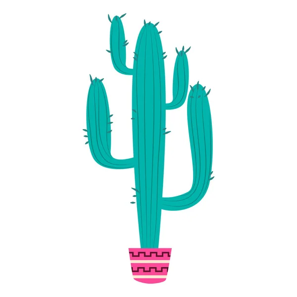 Citra kaktus terisolasi - Stok Vektor