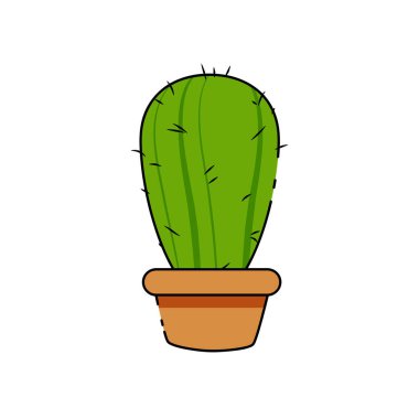 İzole kaktüs simgesi