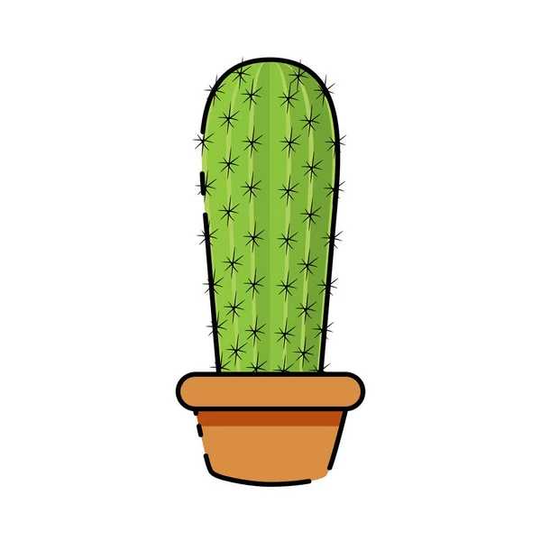 Icono de cactus aislado — Vector de stock