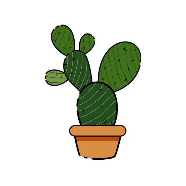 Icono de cactus aislado — Archivo Imágenes Vectoriales