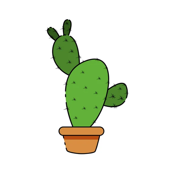 Icono de cactus aislado — Vector de stock