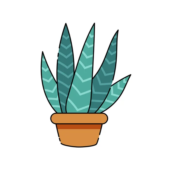 Isolée icône de cactus — Image vectorielle