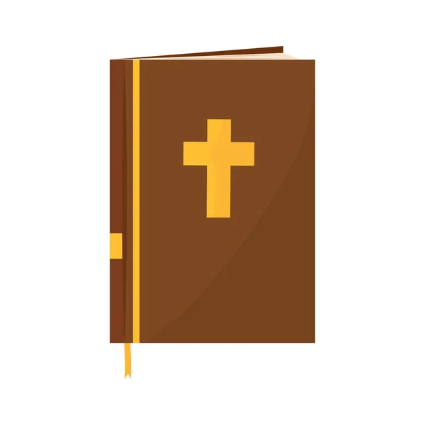 Isolerad helig bibel — Stock vektor