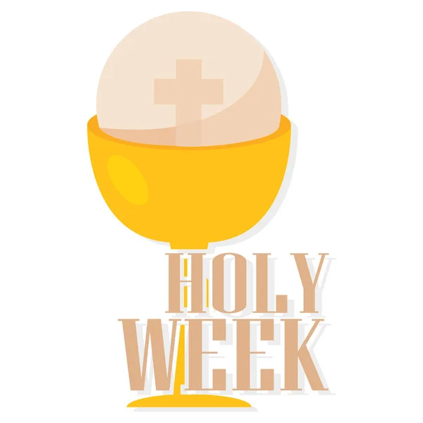 Heilige week poster — Stockvector