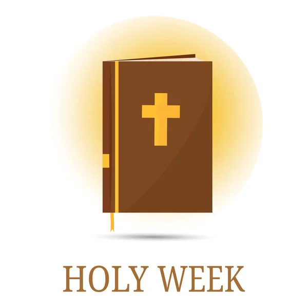 Poster Săptămâna Sfântă — Vector de stoc