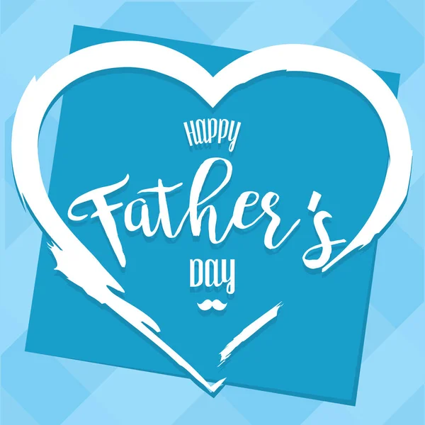 Happy fathers day card — Stock Vector