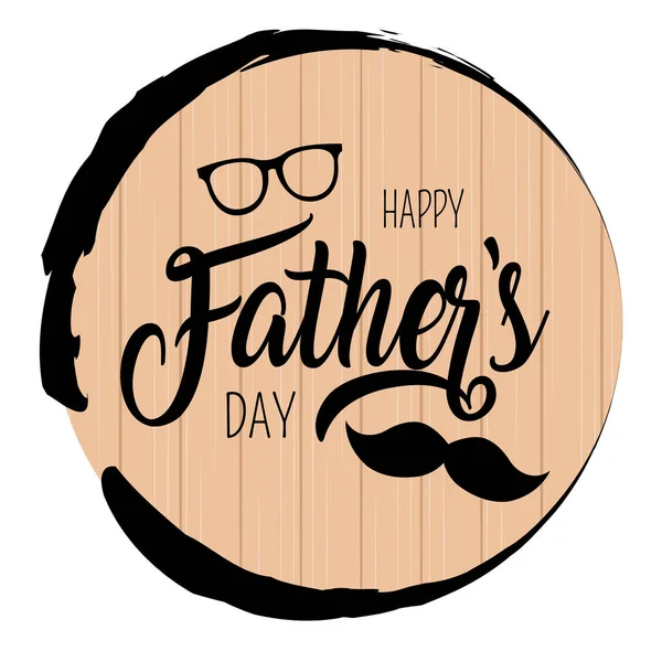 Happy fathers day card — Stock Vector