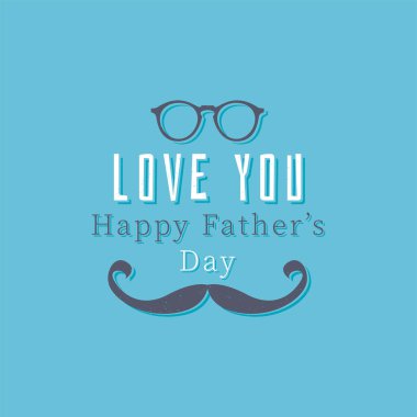 Babam için mesajlı bir poster