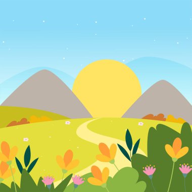 Güzel doğal manzara