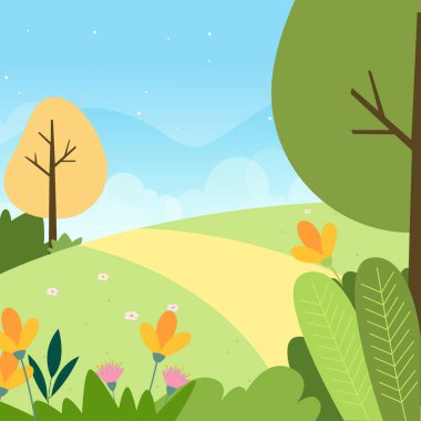 Güzel doğal manzara