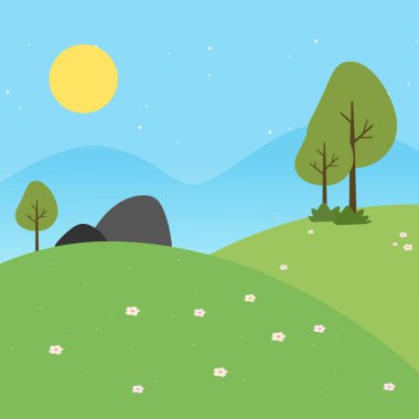 Güzel doğal manzara