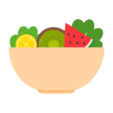 İzole meyve kasesi.