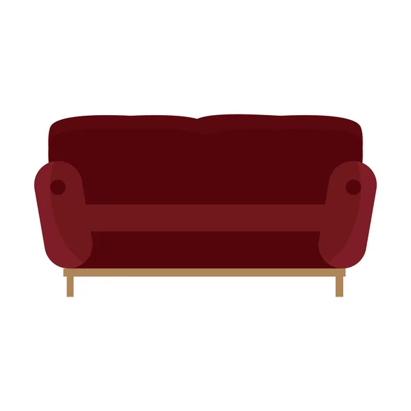 Ізольоване зображення дивана — стоковий вектор