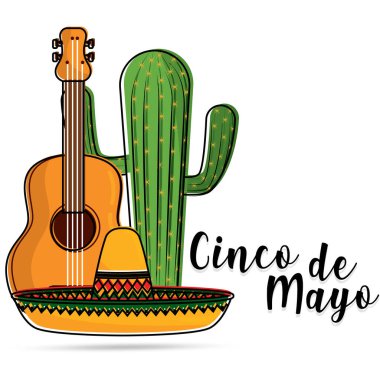 Cinco de mayonez şablonu