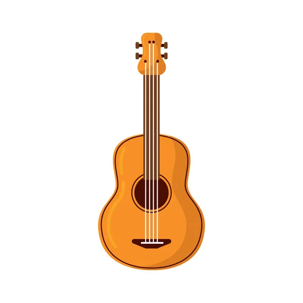 Imagen de guitarra aislada — Vector de stock